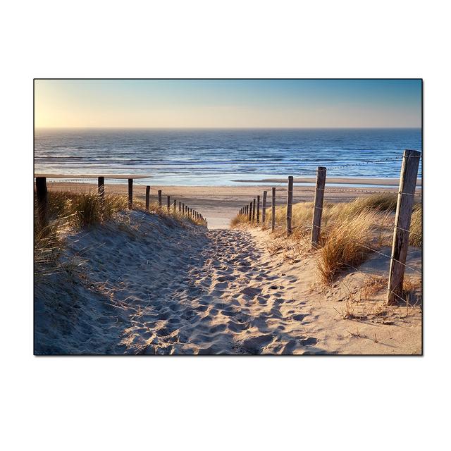 Sonnenaufgang, Meereslandschaft, Strand, Leinwandgemälde, moderne Poster und Drucke, Cuadros, Wandkunst, Bilder, Wohnzimmer, Heimdekoration, ohne Rahmen, ohne Rahmen