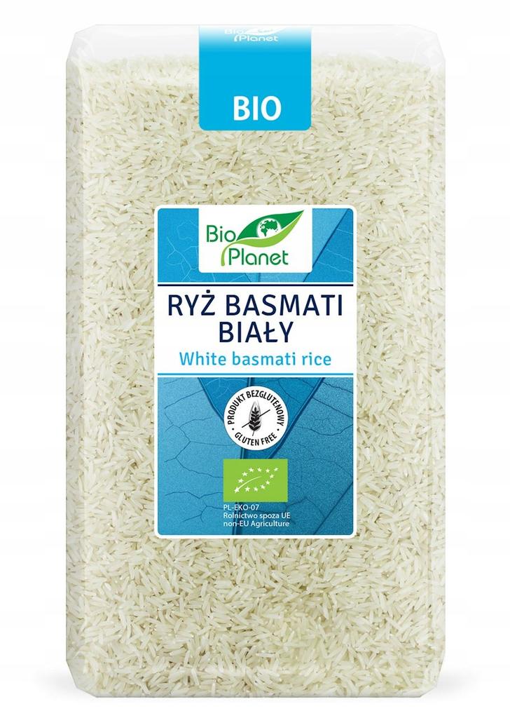 WHITE BASMATI RICE GLUTEN-FREE ORGANIC 1 kg - BIO PLANET