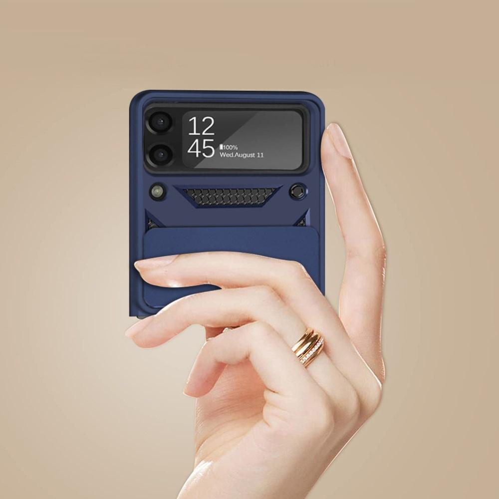 Armored case for Samsung Galaxy Z Flip3 5G, CamShield Slide, blue