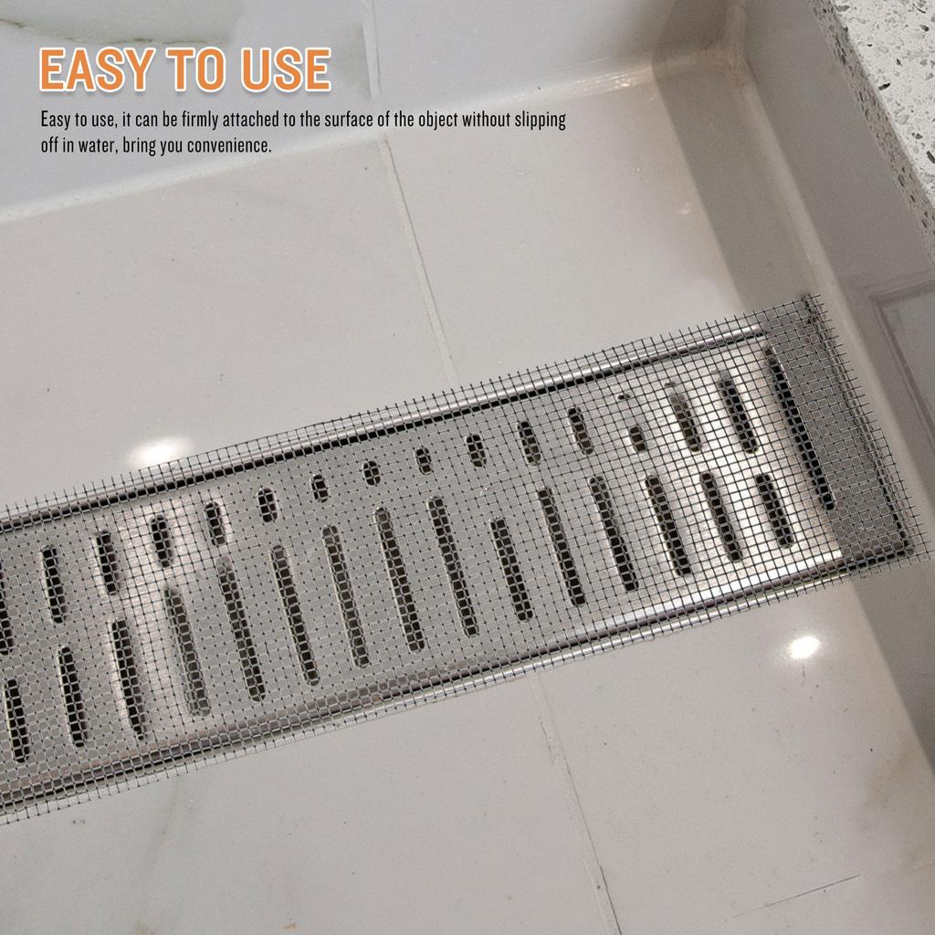 1Set Anti-Insect Filter Sticker Self-Adhesive Floor Drain Sticker Hair Catcher for Bathroom Shower Laundry Kitchen Prevent