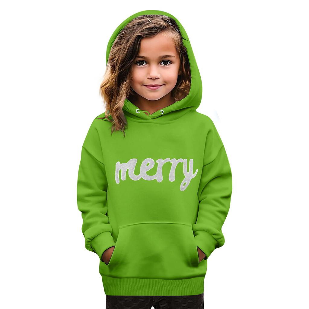 Sweatshirts For Teen Girls Hoodies Long Sleeve Drawstring Pullover Cute Printed Oversized Hoodie Christmas