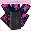 Neon Moon Tarot Cards With Copper Paper Material For Fun At Amusement Parks