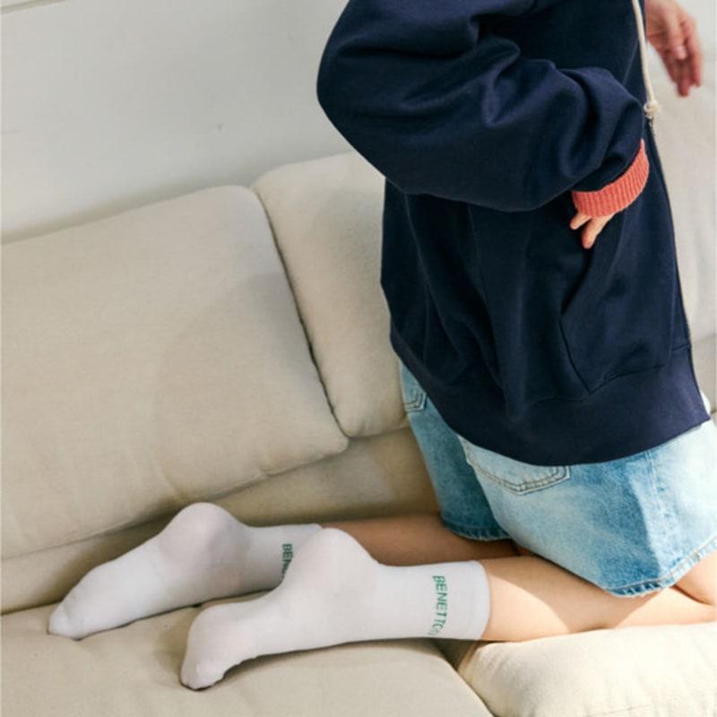 BENETTON Simple Crew 5-Pair