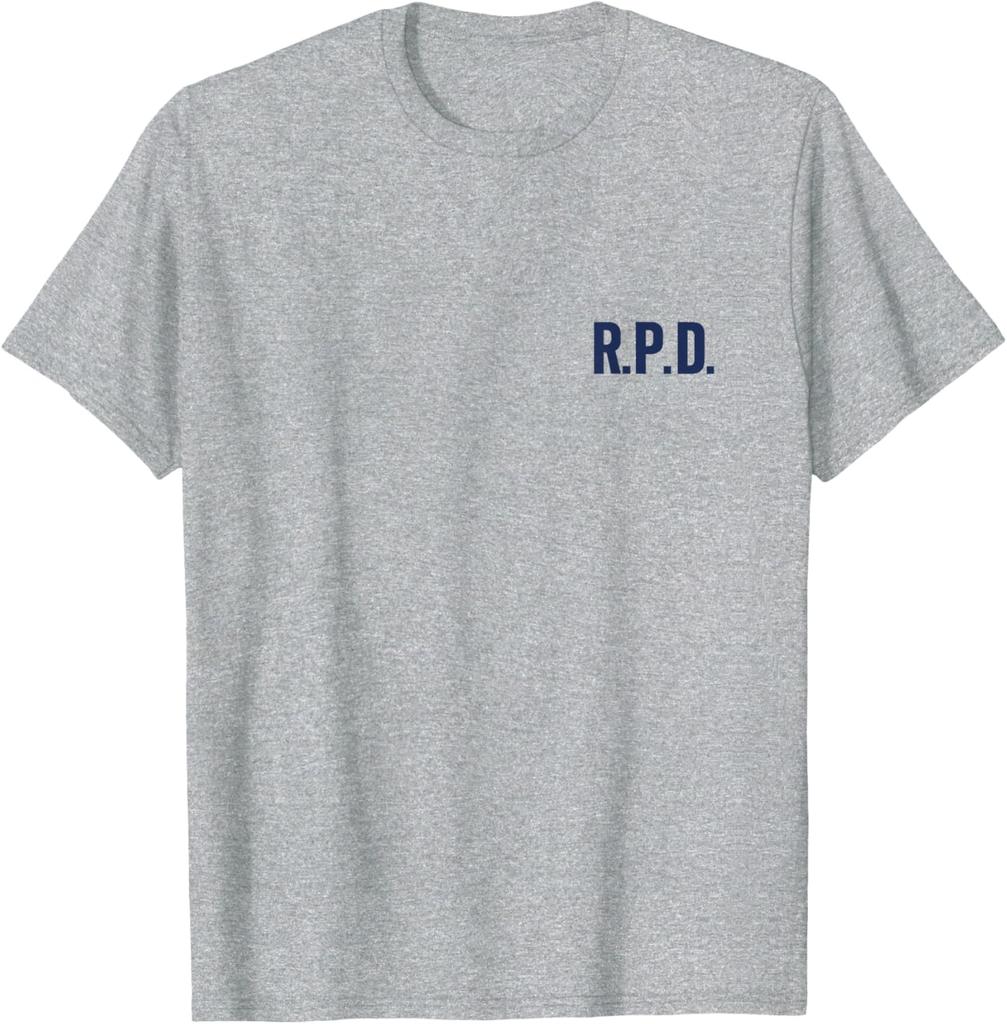 Resident Evil RPD TShirt Mens and Womens Summer Cotton Clothing Fashion Casual Gaming Enthusiast Short Sleeve Tshirt