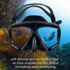 Diving Mask Snorkel Swimming Goggles Scuba Silicone Skirt 3 Windows Anti-Fog Anti-Leak Wide View Panoramic HD For Adult Youth