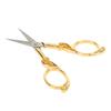 Vintage Scissors Stainless Steel Carved Handle Effort Saving Multifunction Craft Scissors for Embroidery Craft Art