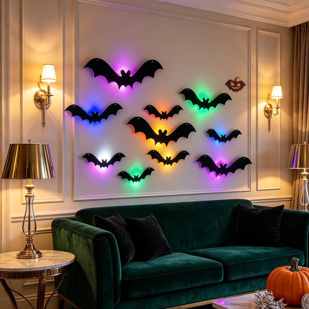 Halloween Glowing Wall Decorations for Indoor Party