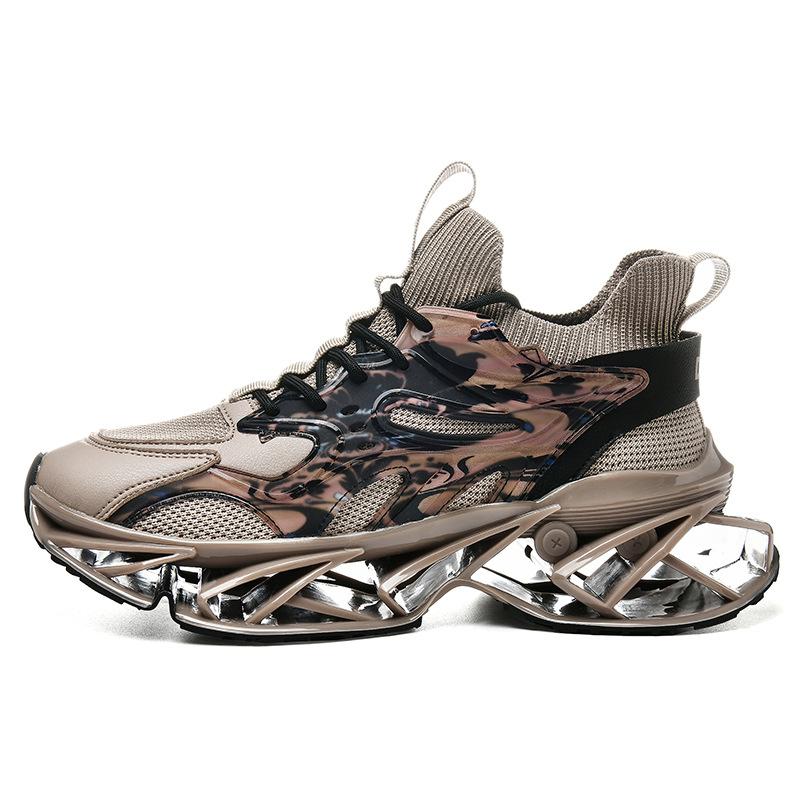 Sneakers Blade Shoes Men's Shoes Flying Weaving Painted Drop Plastic Casual Versatile Fashion Hipster Advanced Trend Shoes