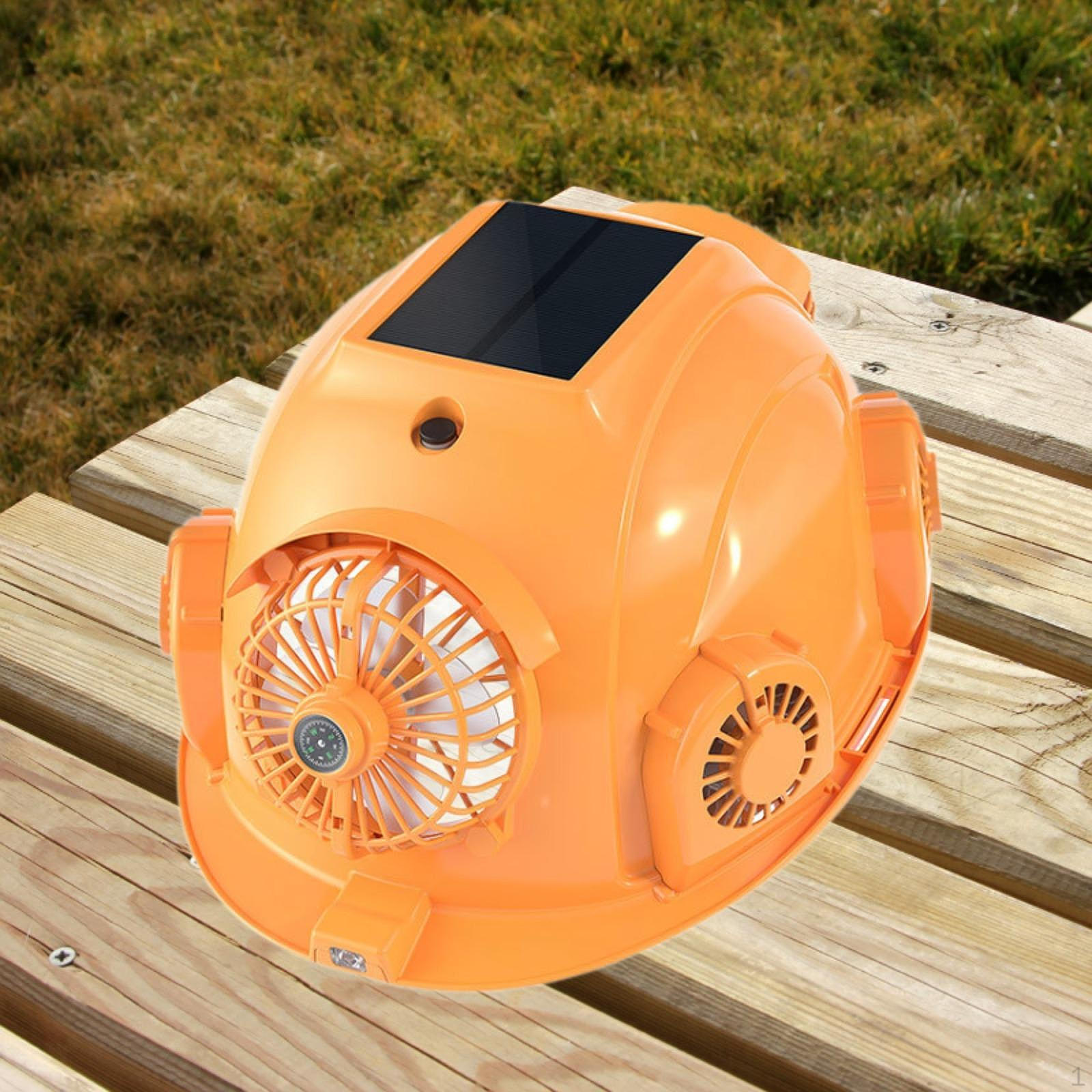 

Регулируемая шляпа с солнечным вентилятором для приключений на свежем воздухе жёлтый