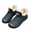 New Fleece Cotton Boots for Women, Casual Thick-soled Waterproof Cotton Shoes