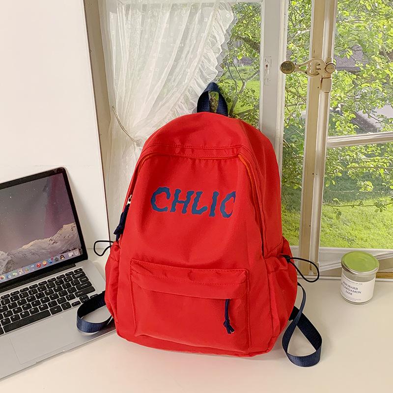 School Bag Style Niche High-value Treasure Girl Backpack College Student Simple and Durable Versatile Backpack