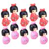 BESTOYARD Japanese Kimono Kokeshi Perfect as a Gift for Souvenirs from Small Tabletop Home DIY 10 Pieces and Dolls, Dolls, Foreigners, Japan,