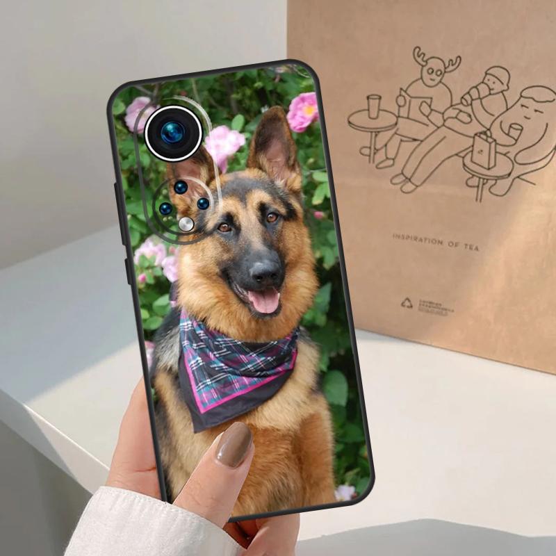 German Shepherd Dog For Honor Magic 8 5 6 7 Pro Case For Honor 400 200 Lite 50 70 90 X8c X8b X9a X9b X9c X9d Win