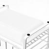 Sponge Storage Rack Matte White Compact Rust Prevention Sponge Drainer Rack Kitchen Drying Rack for