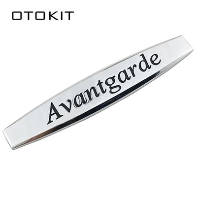Metal Avantgarde Car Fender Side Emblem Badge Decal Rear Bumper Trunk StickerStyling