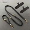 2Pcs/Set Short + Long Phone Strap Nylon Anti-lost Wrist Strap Phone Lanyard  Case Crossbody Shoulder