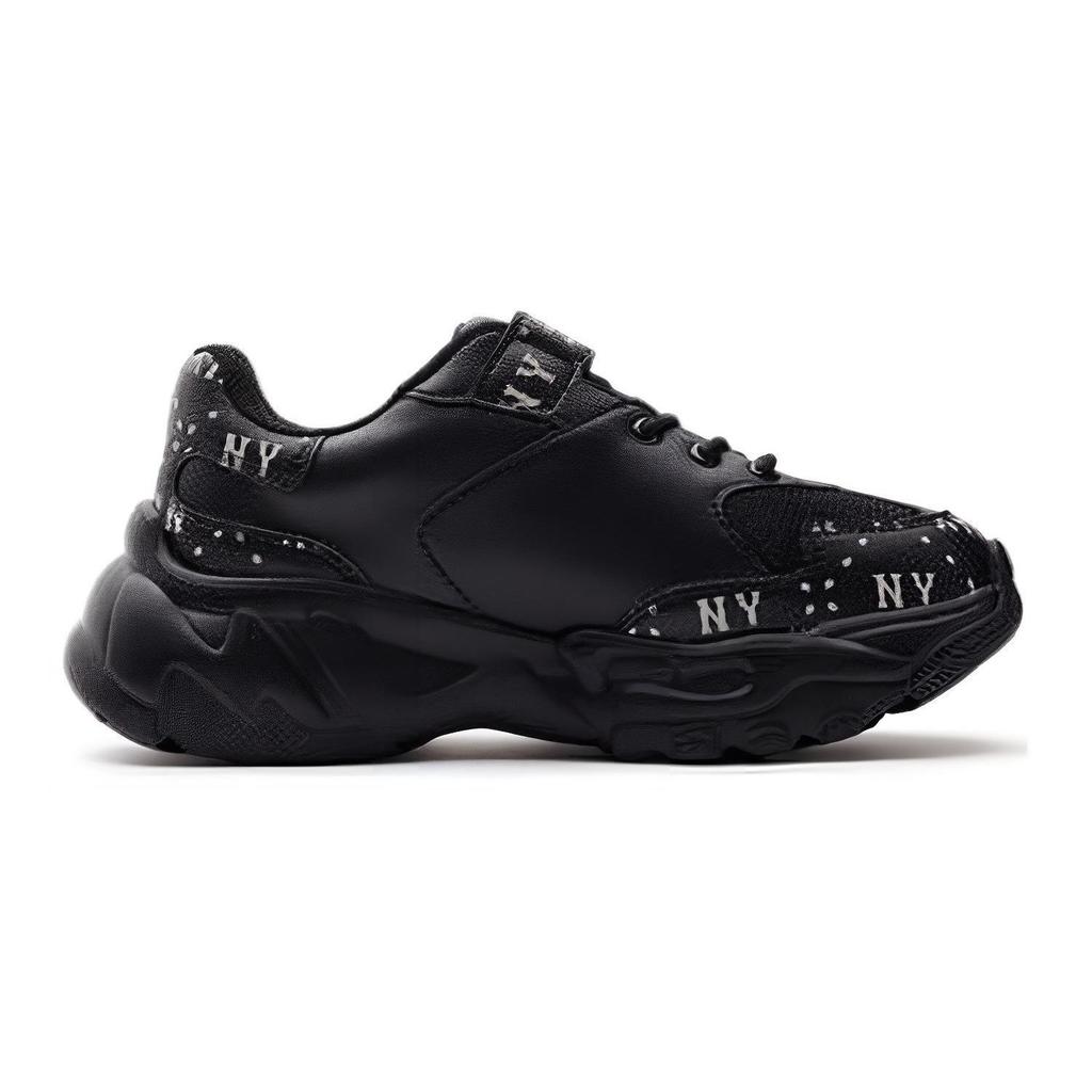MLB Big Ball Chunky Versatile Daily Easy Comfortable Durable Low-Top Casual Shoes Kids sneaker Black 7ASHJM33N-50BKS