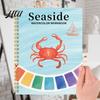 Watercolor Painting Book for Beginners Workbook Step-by-Step Guide Paint Stress-relief Coloring Set Nature-inspired Water Charming Butterfly Drawing