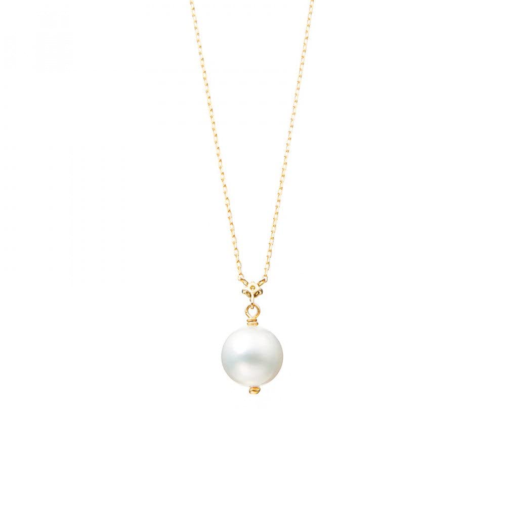 BLOOM Necklace In 18K Yellow Gold with June Birthstone Akoya Pearl [Official] Women's (0351-9842-0019-0000)