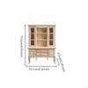 1:12 Scale Cabinet DIY Unfinished Miniature Sideboard Mini Size Dollhouse Display for