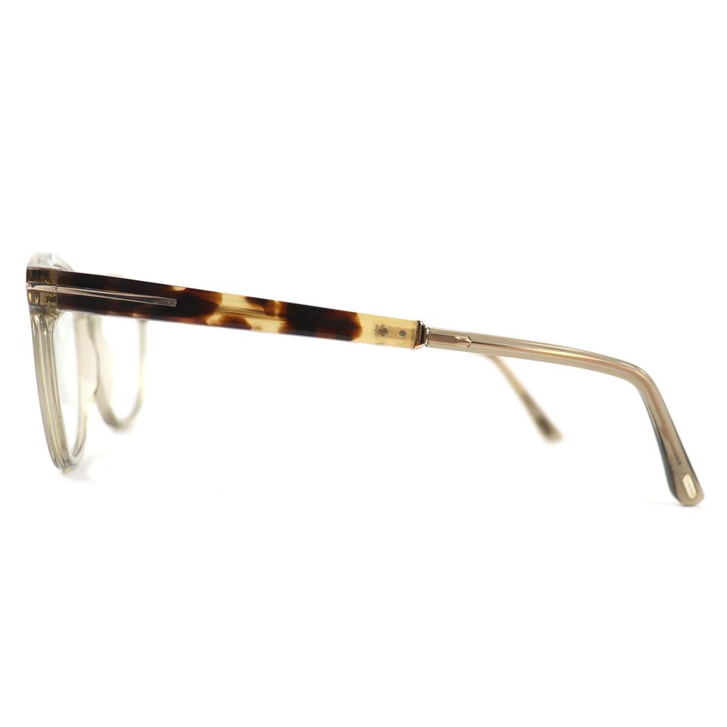 Great TOM FORD Glasses Tortoiseshell Pattern Wellington Clearbrown mens TF5890-B Used