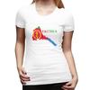 Eritrea Vlag Trots Eritrees T-shirt voor Dames Ronde Hals Streetwear T-shirts Dames T-shirts Korte Zomerkleding Tops