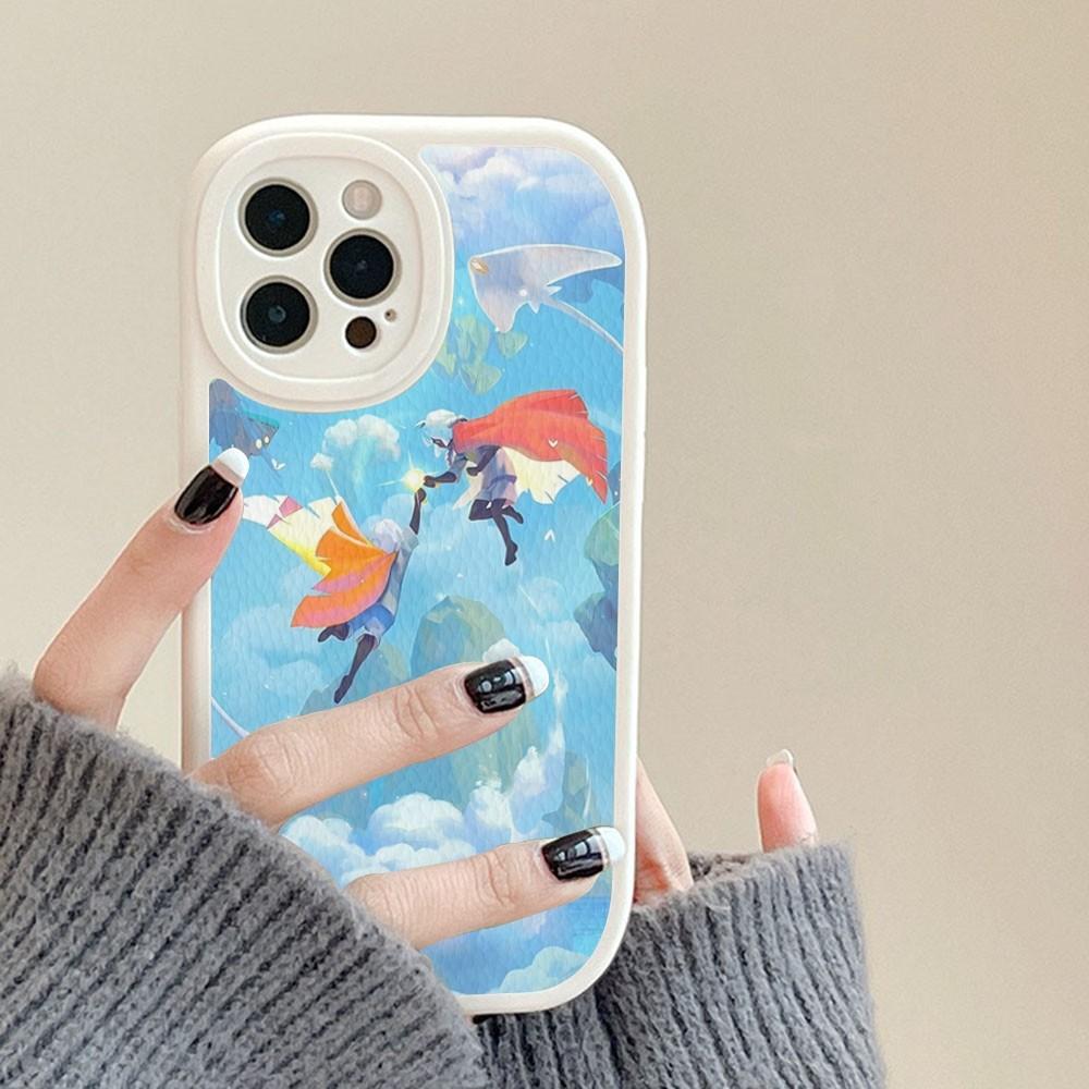 S-Sky C-Children of the L-Light Phone Case Hard Leather For iPhone 16 15 14 13 12 Mini 11 14 Pro Max Xs X Xr 7 8 Plus Fundas