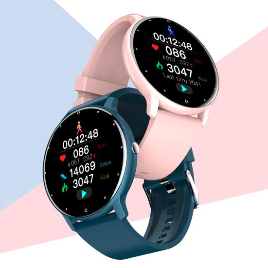 ZL02 Bluetooth-compatible Watch Waterproof Multifunctional Durable Heart Rate Blood Pressure Fitness Tracker Watch for Sports