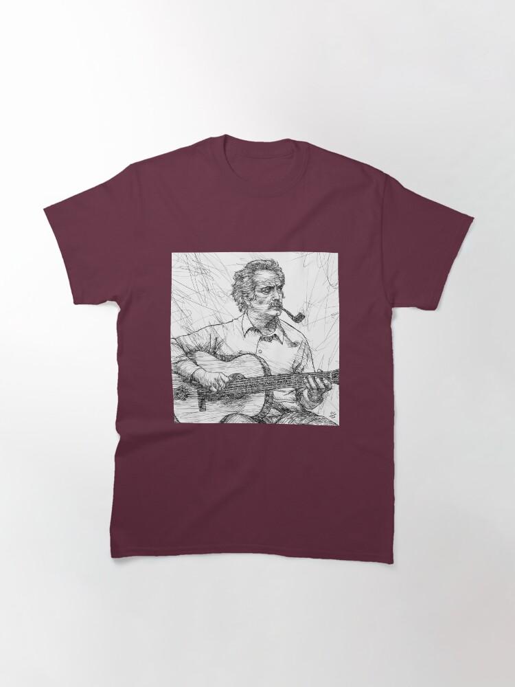 Georges Brassens GEORGES BRASSENS Tuscheporträt .1 Klassisches T-Shirt