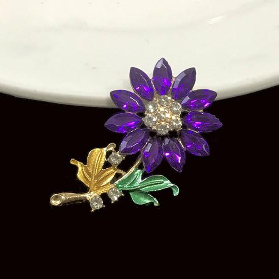 Flower Air Freshener Car Clip Universal Simple Installation Bling Faux