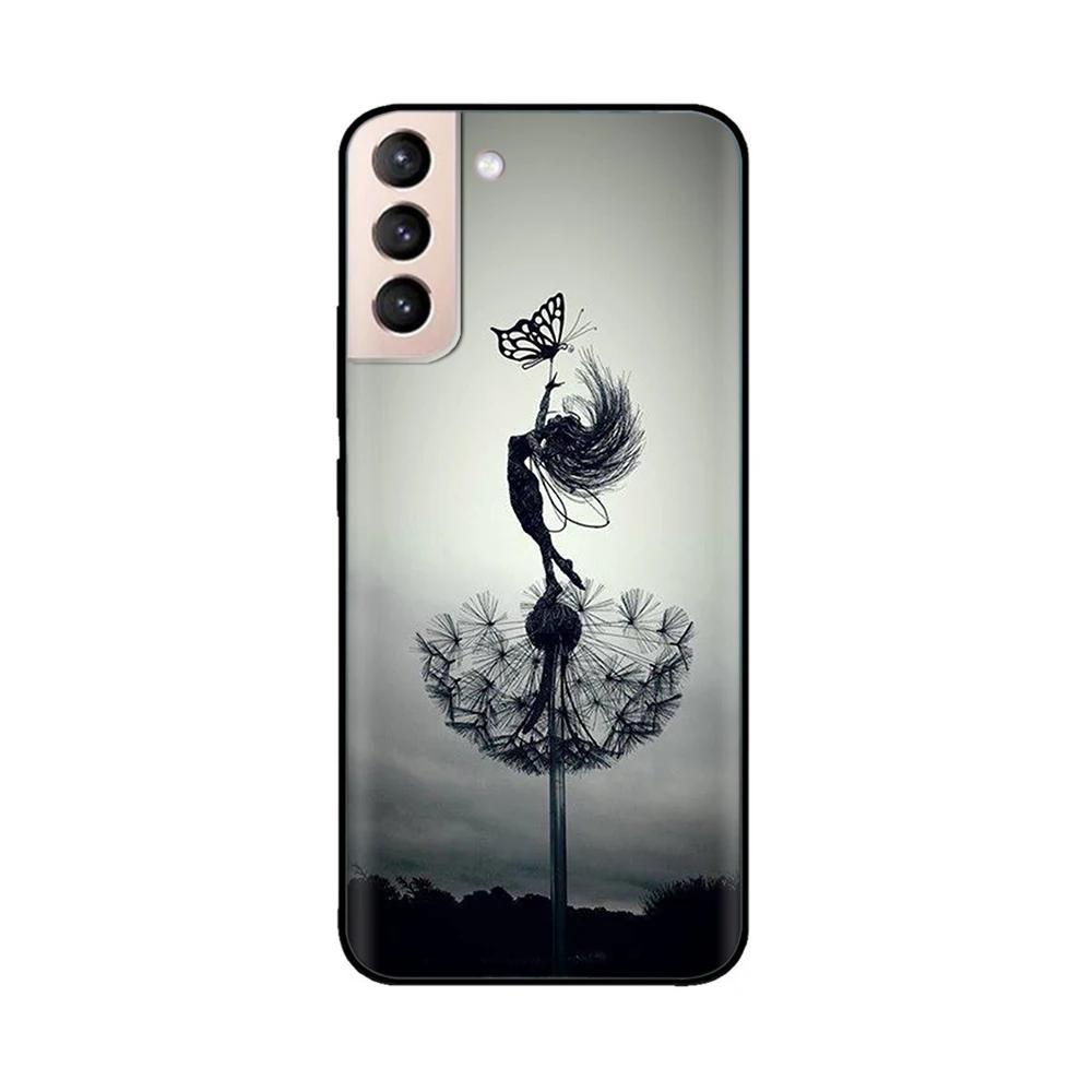 Silicone Case For Samsung Galaxy S21FE Case S21 Ultra 5G Soft TPU Phone Case S21 FE Fundas For Samsung S21 Plus s21+ S 21 Cover