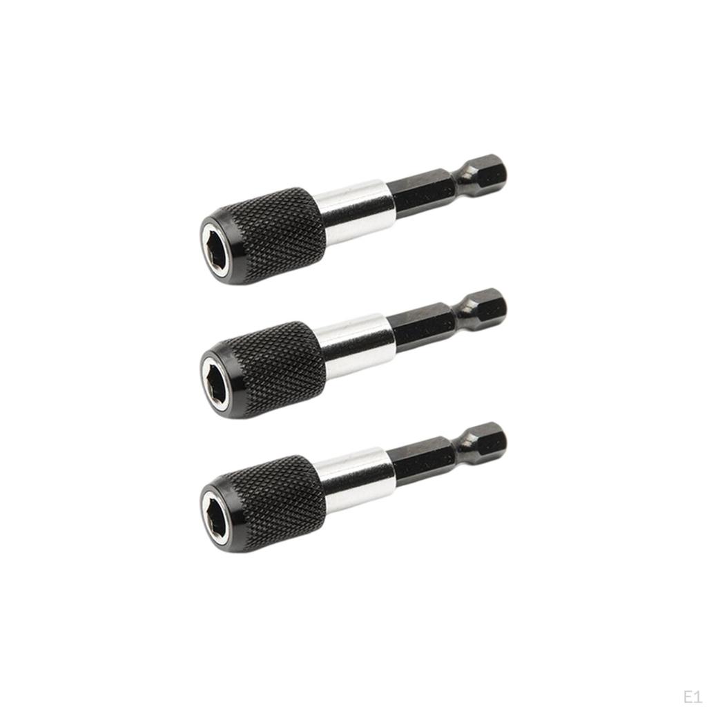 Bit Holder Extension Hexagon Rod Conversion Connect Metal Drill Adapter