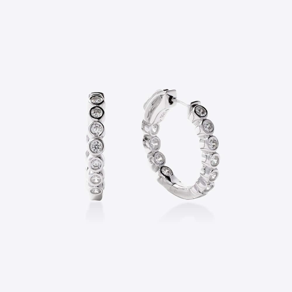 

Miss Green Vera Round Signature Hoop Earrings MGVEREA006