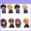 Adorable 8 Piece Miniature Shoulder Snuggling Figurine Set For Collectors