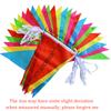 Multicolored Bunting Banner Triangle Flags Nylon Fabric Pennant Festival Outdoor Party Decor