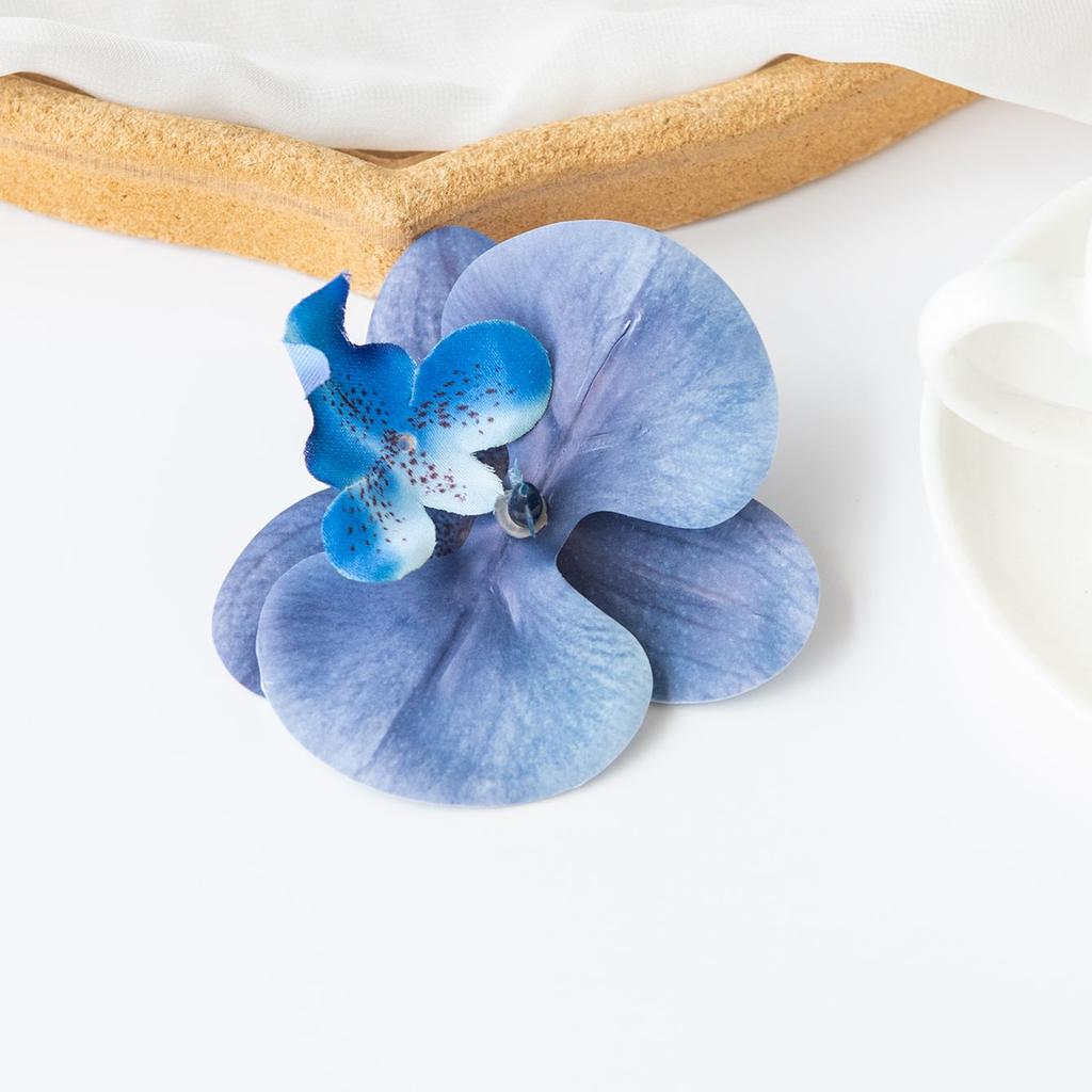 Thailändische Schmetterlingsorchidee Kunstblumen Garten Heißer Verkauf Festival Hochzeit Braut Kopfschmuck Haarspangen DIY Geschenk Fotografie Requisiten