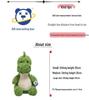 Snot Bear Dinosaur Plush Toy: Cute Avocado Backpack & Flower Brush - Children's Day Gift