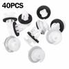 40pcs Auto Fastener Cars Bumper Clips Inner Door Panel Trim Retain Rivet Door Panel Liner For BMW BE36 E38 E39 E46  M5 Z3