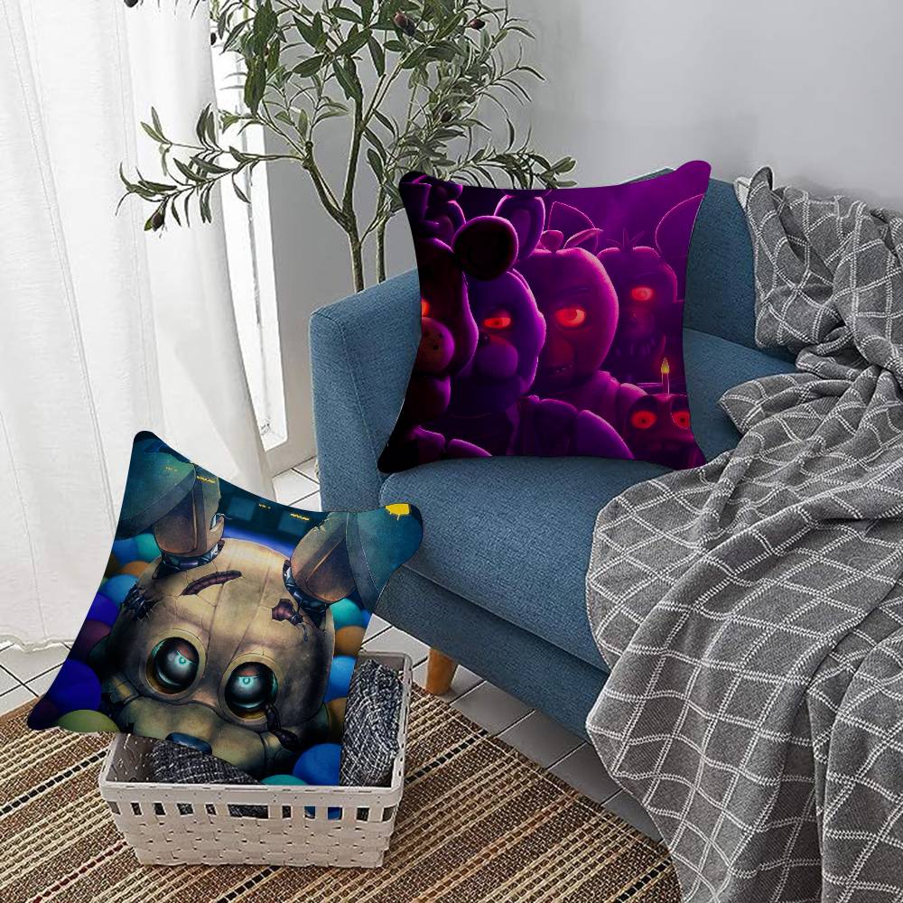Movie Five N-Nights Game At F-Freddys Pillowcase Toon Gift Cushion Cover Bedroom Home Sofa Chair Seat Decor Pillow Case