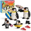 Penguin Family Animal Building Set Creator STEM Toy for Kids 6+, Model Building Kit for Display or Family Activity, Birthday Gift for Kids Boys and