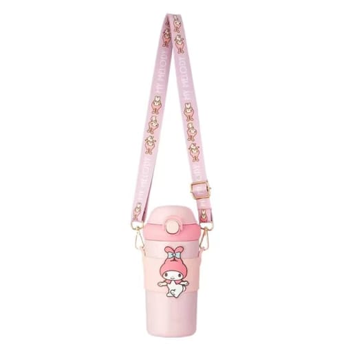Cinnamoroll, My Melody, and Pompompurin Thermos Water Bottles, Kids Gift, Vacuum Insulated, 500ml, 316 Stainless Steel, Perfect for Commuting, School,