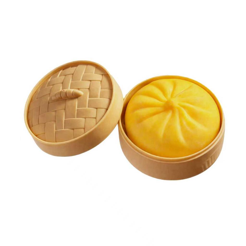 New Hot Baozi Squishy Stress Relief Balls With Steamer Reusable Rebound Squeeze Reliever Toys Dough Ball Home Office Gifts