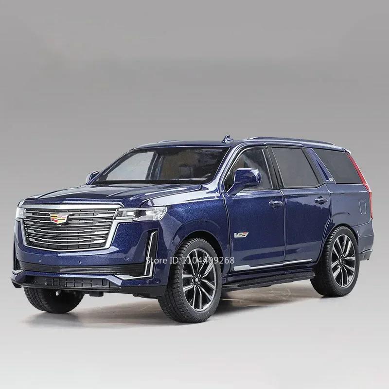 1:24 Scale Escalade Car Model Toy Shock Absorption Doors Opened Alloy Diecast Vehicle Models Collection Gifts for Children