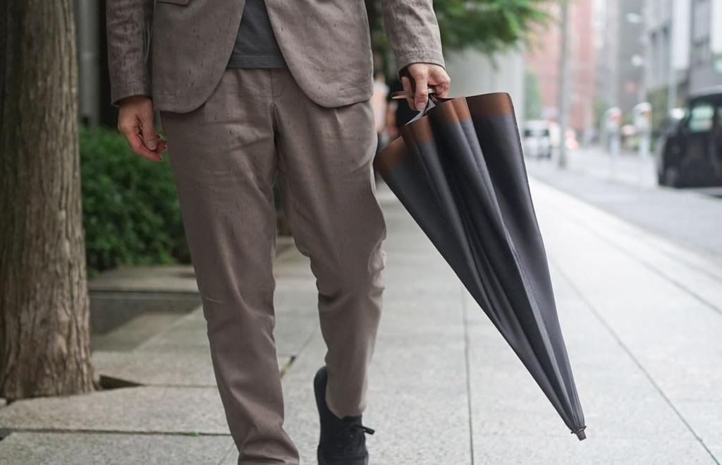 Made In Tachibana Folding 10 Cylindrical Koshu Folding for Both Rain and Komiya Shoten X Japan, Umbrella, 60cm, Ribs, Handle, Weave, Two-tier