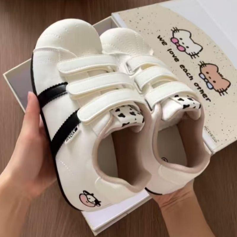 Klettverschluss-Stoffschuhe neue Herbst-Großkopfschuhe Schüler Freizeit Sport Charakterbildung