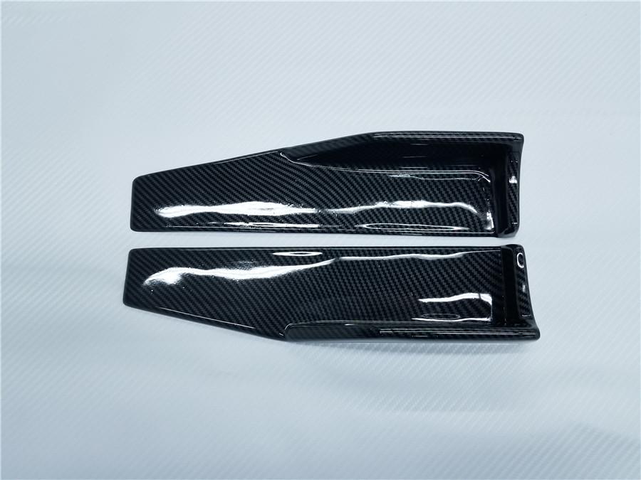 2Pcs Car Side Skirt Rocker Splitters Canard Diffuser Shovel Anti-Scratch Winglet