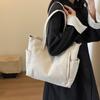 Corduroy Tote Bag Female Commuter Large-Capacity Student Class Shoulder Handbag Simple Work Messenger Bag