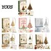 Seasonal Trinket Assembly Kits DIY Christmas Tree Beaded Ornament Kit, 3D Bead Craft Set, Handcrafted Ornaments Making Beginner Friendly with