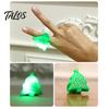 Holiday Event Raffle Gifts Christmas Light Up Rings, Glow in The Dark Party Supplies, Funny Favors for Kids Santa Snowman Tree Snowflake LED Flashing