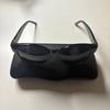 Used BALENCIAGA BB0134SA Sunglasses Black with Gold Case